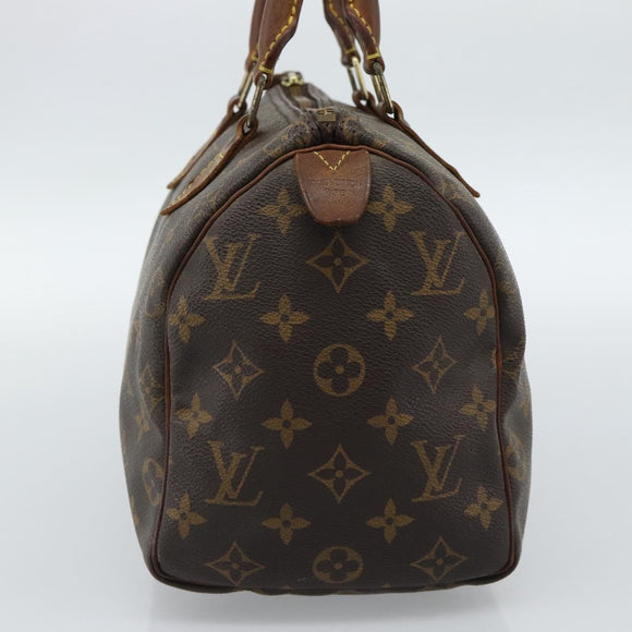 LOUIS VUITTON Monogram Speedy 25 Hand Bag M41528 LV Auth 186893