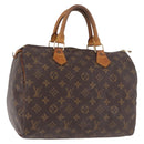 LOUIS VUITTON Monogram Speedy 30 Hand Bag M41526 LV Auth 186894-1