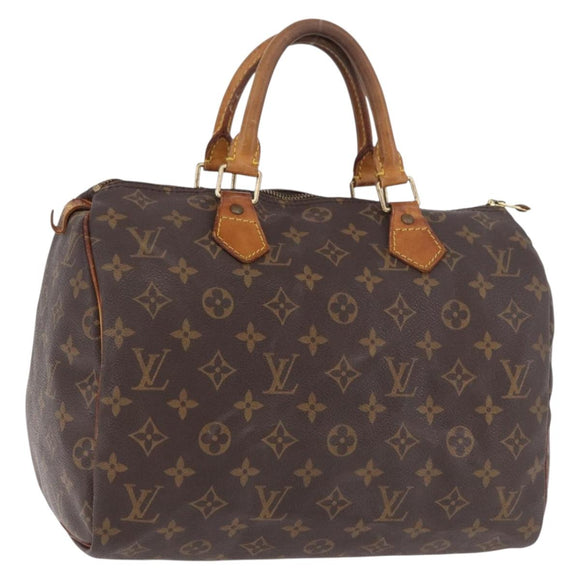 LOUIS VUITTON Monogram Speedy 30 Hand Bag M41526 LV Auth 186894