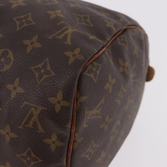 LOUIS VUITTON Monogram Speedy 30 Hand Bag M41526 LV Auth 186894