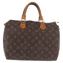 LOUIS VUITTON Monogram Speedy 30 Hand Bag M41526 LV Auth 186894-13