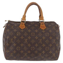 LOUIS VUITTON Monogram Speedy 30 Hand Bag M41526 LV Auth 186894-2