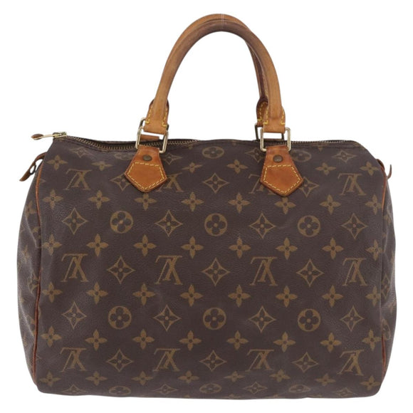 LOUIS VUITTON Monogram Speedy 30 Hand Bag M41526 LV Auth 186894