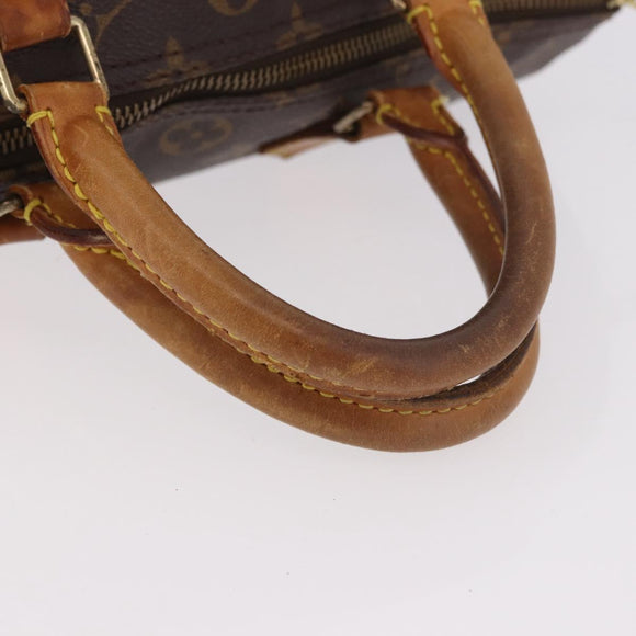 LOUIS VUITTON Monogram Speedy 30 Hand Bag M41526 LV Auth 186894