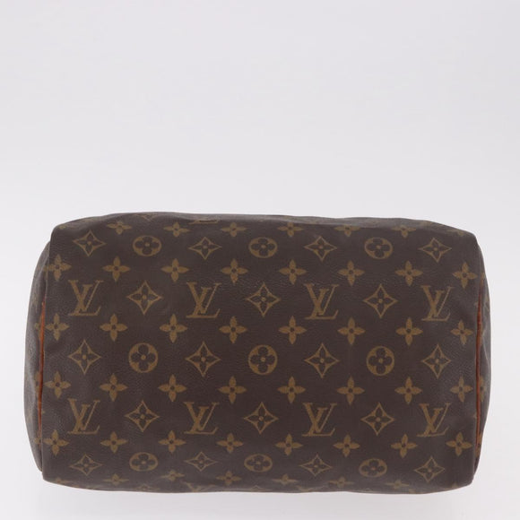 LOUIS VUITTON Monogram Speedy 30 Hand Bag M41526 LV Auth 186894