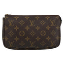 LOUIS VUITTON Monogram Pochette Accessoires Accessory Pouch M51980 Auth 186901-13