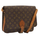 LOUIS VUITTON Monogram Cartouchiere GM Shoulder Bag M51252 LV Auth 186903-1
