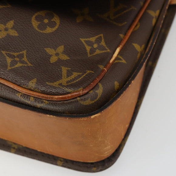 LOUIS VUITTON Monogram Cartouchiere GM Shoulder Bag M51252 LV Auth 186903