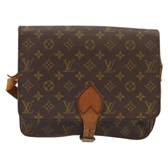 LOUIS VUITTON Monogram Cartouchiere GM Shoulder Bag M51252 LV Auth 186903
