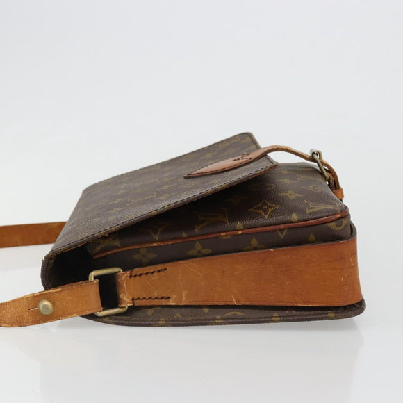 LOUIS VUITTON Monogram Cartouchiere GM Shoulder Bag M51252 LV Auth 186903