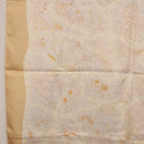 HERMES Carre 90 Scarf ""Chemins de Garrigue"" Silk Beige Yellow Auth 186915M-17