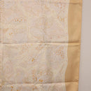 HERMES Carre 90 Scarf ""Chemins de Garrigue"" Silk Beige Yellow Auth 186915M-19