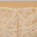 HERMES Carre 90 Scarf ""Chemins de Garrigue"" Silk Beige Yellow Auth 186915M-3