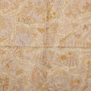 HERMES Carre 90 Scarf ""Chemins de Garrigue"" Silk Beige Yellow Auth 186915M-6