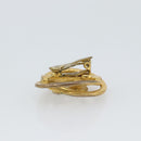 CHANEL COCO Mark Earring Metal Gold CC Auth 186930-4