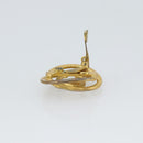 CHANEL COCO Mark Earring Metal Gold CC Auth 186930-5