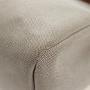HERMES Her Bag Tote Bag Canvas Beige Brown Auth 186943V-13