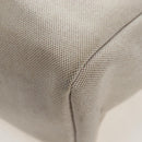 HERMES Her Bag Tote Bag Canvas Beige Brown Auth 186943V-15