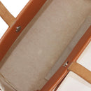 HERMES Her Bag Tote Bag Canvas Beige Brown Auth 186943V-19
