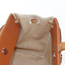 HERMES Her Bag Tote Bag Canvas Beige Brown Auth 186943V-20