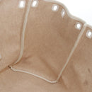 HERMES Her Bag Tote Bag Canvas Beige Brown Auth 186943V-31