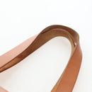 HERMES Her Bag Tote Bag Canvas Beige Brown Auth 186943V-9