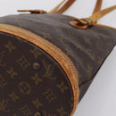 LOUIS VUITTON Monogram Bucket PM Shoulder Bag M42238 LV Auth 186954-15
