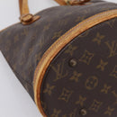 LOUIS VUITTON Monogram Bucket PM Shoulder Bag M42238 LV Auth 186954-16