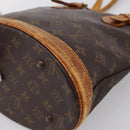 LOUIS VUITTON Monogram Bucket PM Shoulder Bag M42238 LV Auth 186954-8