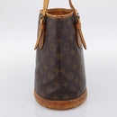 LOUIS VUITTON Monogram Bucket PM Shoulder Bag M42238 LV Auth 186954-4
