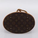 LOUIS VUITTON Monogram Bucket PM Shoulder Bag M42238 LV Auth 186954-5
