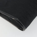 Christian Dior Trotter Canvas Shoulder Bag Black Gold Auth 186956-13