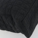 Christian Dior Canage Hand Bag Canvas Black Gold Auth 186960-15