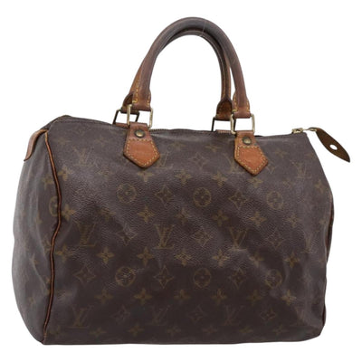 LOUIS VUITTON Monogram Speedy 30 Hand Bag M41526 LV Auth 186972