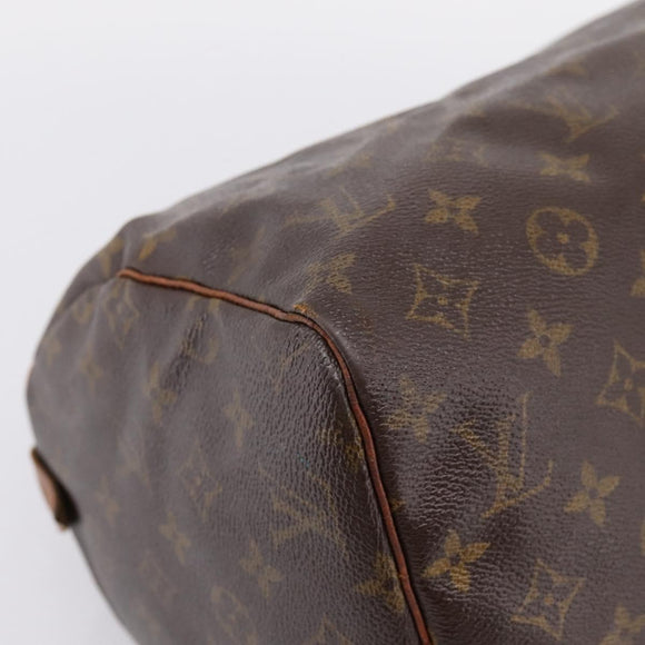LOUIS VUITTON Monogram Speedy 30 Hand Bag M41526 LV Auth 186972