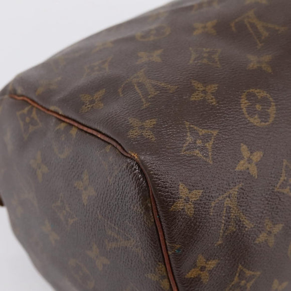 LOUIS VUITTON Monogram Speedy 30 Hand Bag M41526 LV Auth 186972
