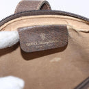 GUCCI GG Supreme Web Sherry Line Bag PVC Beige Gold 89 02 055 Auth 186975-18