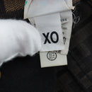 FENDI Zucca Canvas Pants XO Black Brown Auth 186981A-19