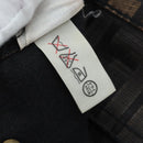 FENDI Zucca Canvas Pants XO Black Brown Auth 186981A-21