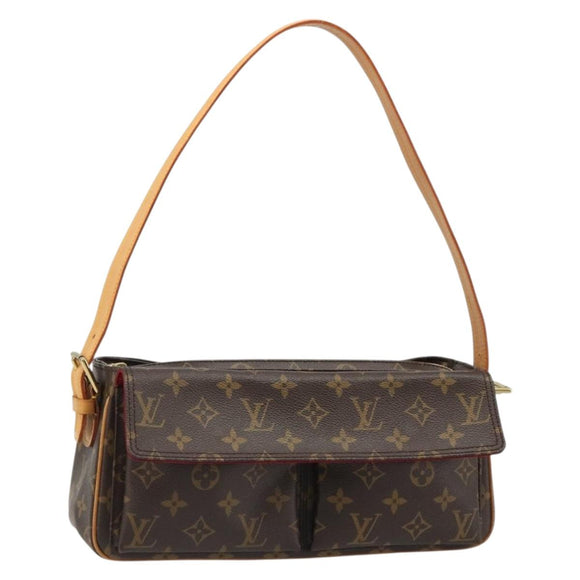 LOUIS VUITTON Monogram Viva Cite MM Shoulder Bag M51164 LV Auth 187006SAM