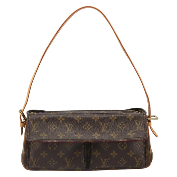 LOUIS VUITTON Monogram Viva Cite MM Shoulder Bag M51164 LV Auth 187006SAM