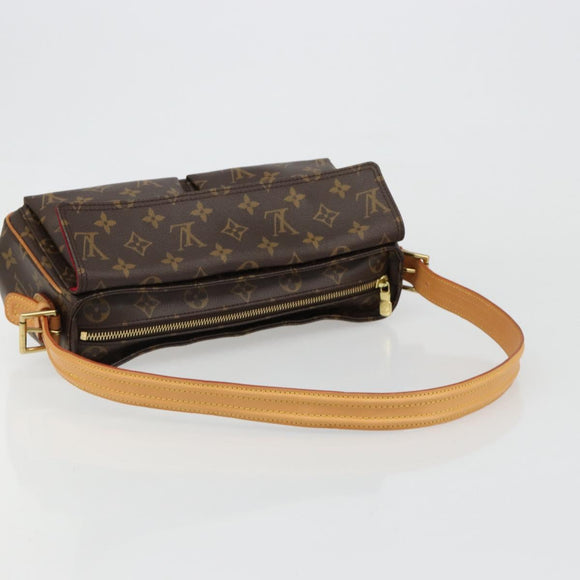LOUIS VUITTON Monogram Viva Cite MM Shoulder Bag M51164 LV Auth 187006SAM