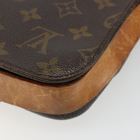 LOUIS VUITTON Monogram Cartouchiere PM Shoulder Bag M51254 LV Auth 187007