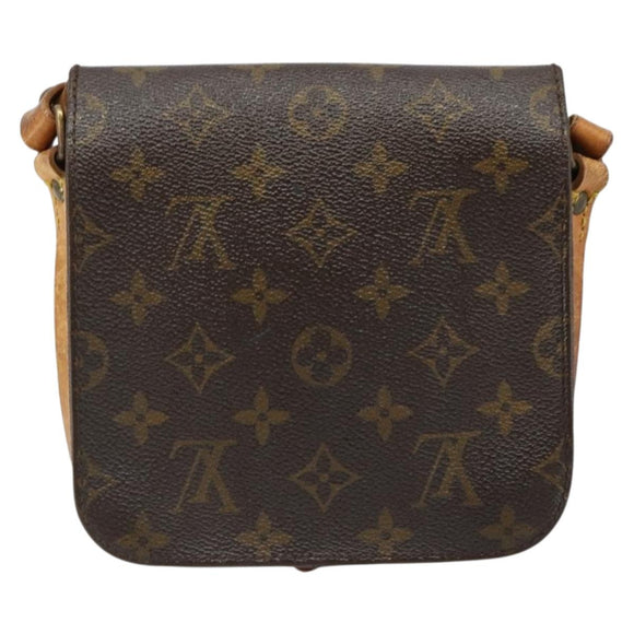LOUIS VUITTON Monogram Cartouchiere PM Shoulder Bag M51254 LV Auth 187007