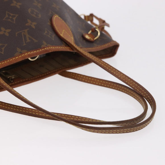 LOUIS VUITTON Monogram Neverfull PM Tote Bag M40155 LV Auth 187011