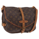 LOUIS VUITTON Monogram Saumur 30 Shoulder Bag M42256 LV Auth 187014-1