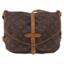 LOUIS VUITTON Monogram Saumur 30 Shoulder Bag M42256 LV Auth 187014-13