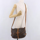 LOUIS VUITTON Monogram Saumur 30 Shoulder Bag M42256 LV Auth 187014-27