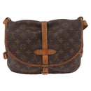 LOUIS VUITTON Monogram Saumur 30 Shoulder Bag M42256 LV Auth 187014-2