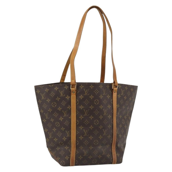 LOUIS VUITTON Monogram Sac Shopping Tote Bag M51108 LV Auth 187015